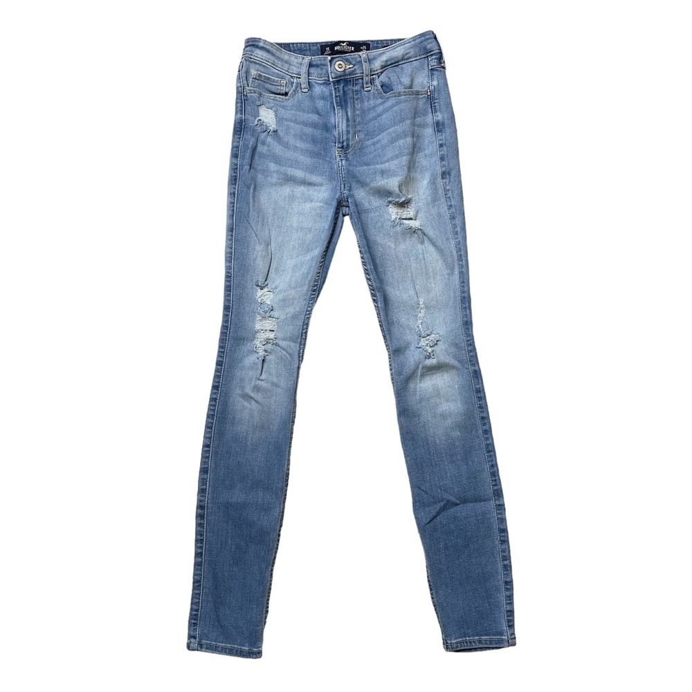Hollister Distressed High Rise‎ Super Skinny Jeans